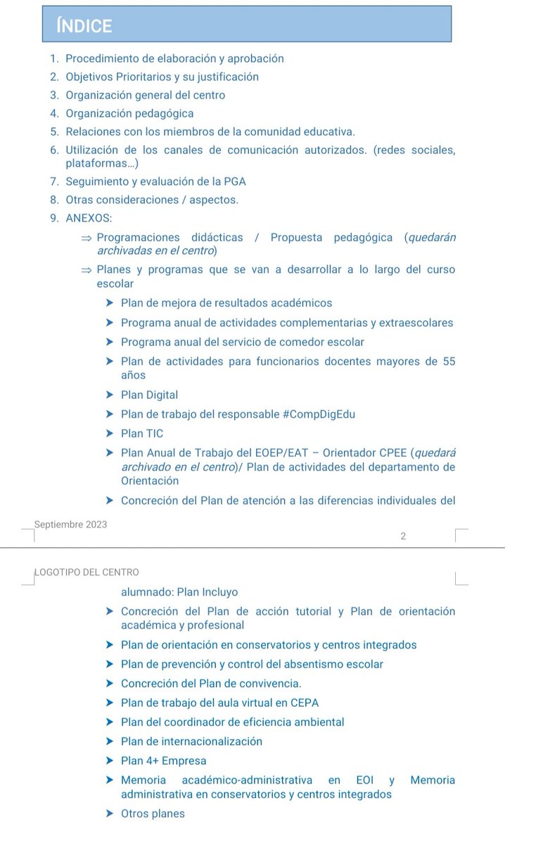 Orientaciones para la elaboración de la Programación General Anual para que no se conciba como formalismo burocrático o documento sin repercusión en la vida del centro, sino como documento vertebrador de las actuaciones acortar.link/wd31Wn Modelos acortar.link/PPuI4l