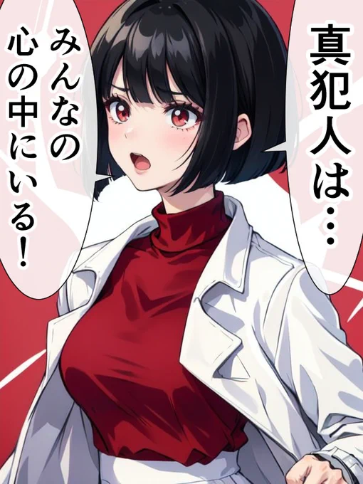 探偵になったはいいけど、真犯人が一切分からず、いい話っぽくまとめようとした女医ちゃん。 