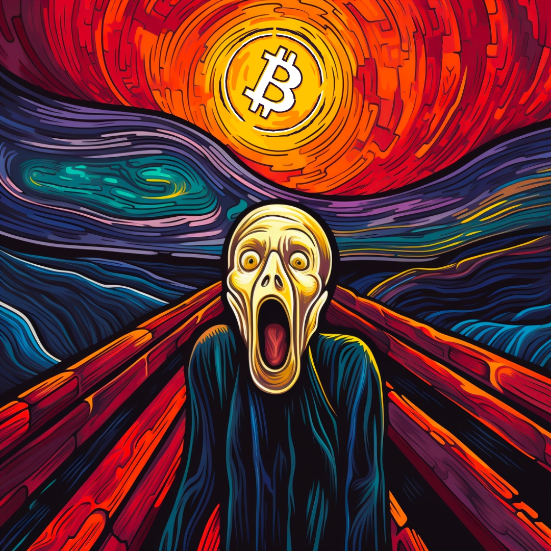 okx's tweet image. How crypto feels this week 😱