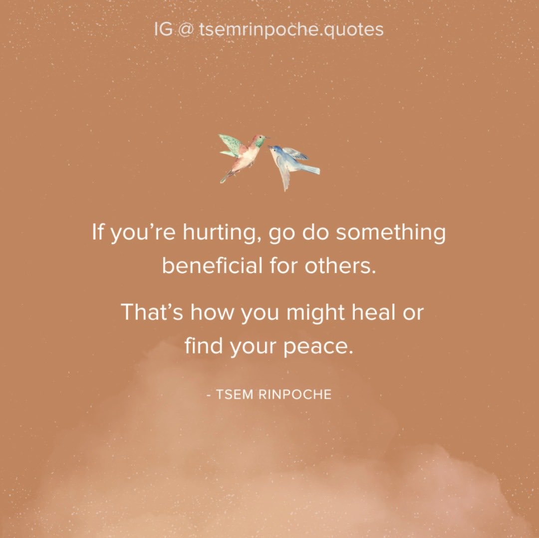 Do u want to be healed? 

#method #karma #mind #happiness #peace #mindset #truth #motivation #positive #care #love #compassion #kindness #tsemrinpoche