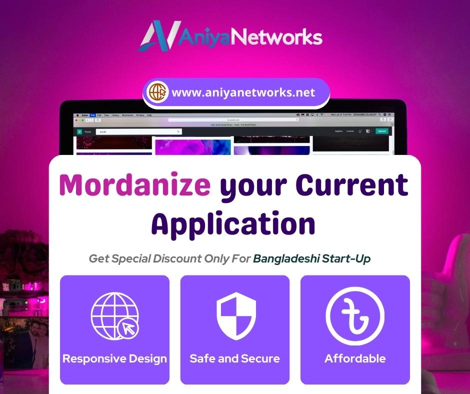 AniyaNetworks's tweet photo. 🔎 Are you tired of struggling with outdated applications? Look no further! Aniya Network Solutions Inc. is here to revolutionize your business. Our team of experts will modernize your current application, enhancing its performance and functionality. https://t.co/iENlyQlGqr