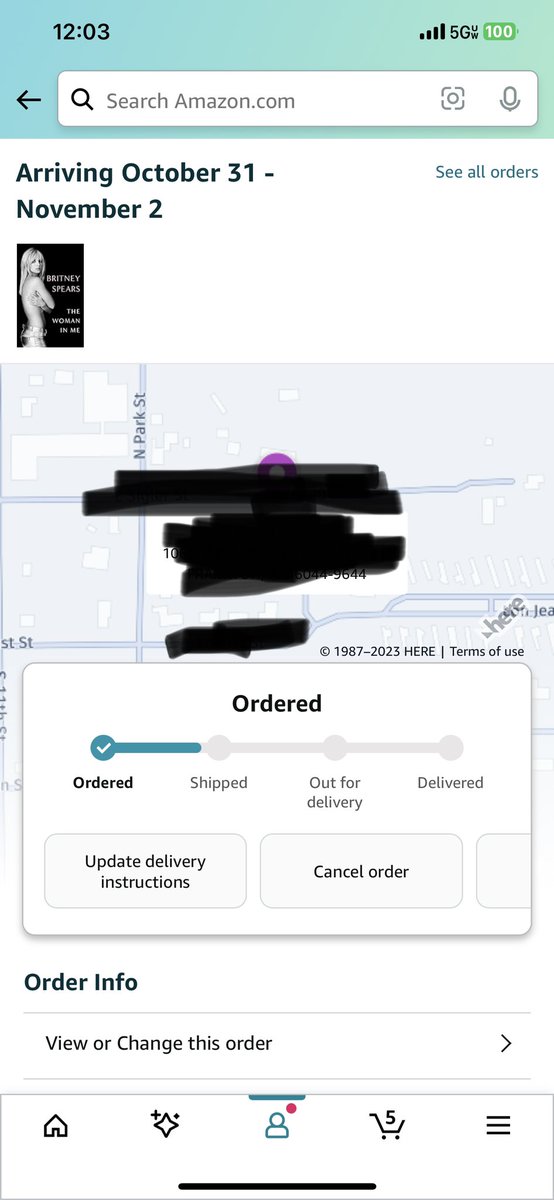 PCDSpears's tweet photo. I preordered #TheWomanInMe on July 14th, and it still hasn’t even shipped out yet. 😭 https://t.co/irGBudMODe