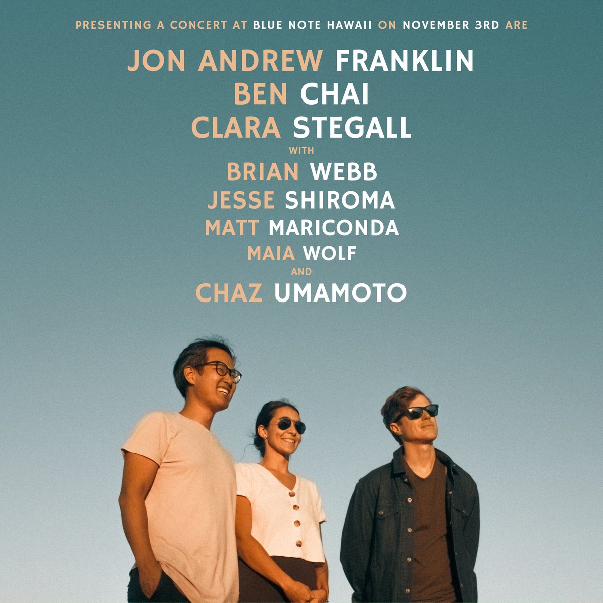 streetlightcade's tweet photo. Yes, it's true. See you at @bluenotehawaii on Nov. 3rd! https://t.co/hxmcKJVowV