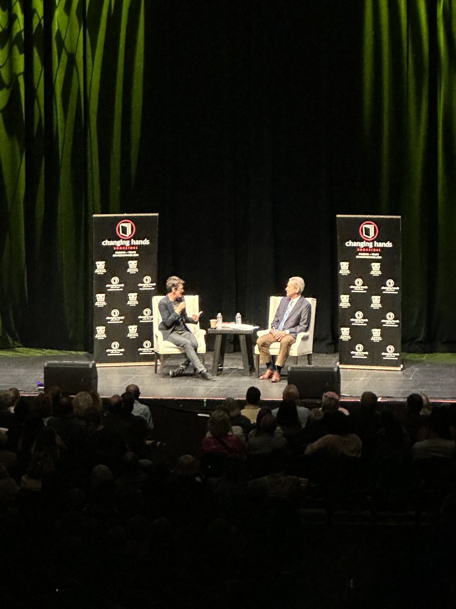 My wife has asked for two things during Covid. One was to see ⁦@staceyabrams⁩ and two was to see ⁦@maddow⁩ @arizonafederaltheater. I am a better, smarter man because of this one. ⁦@azsweetheart013⁩ #Prequel Great date.