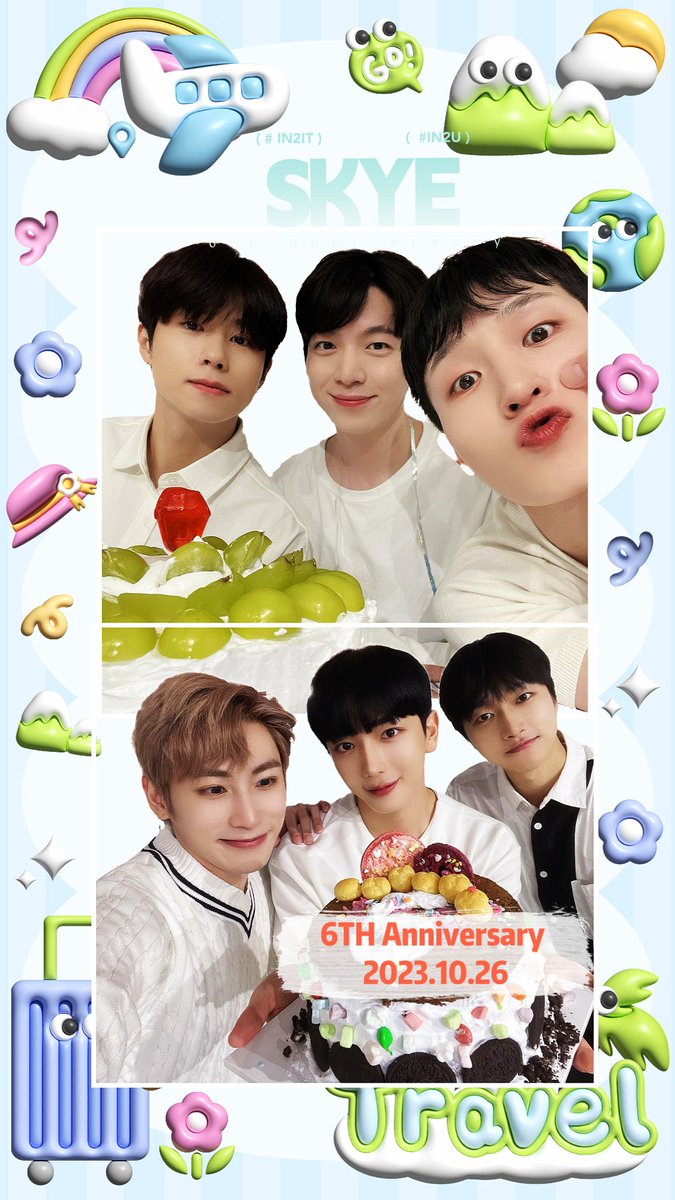 imjenn_v's tweet photo. #1026
ℍ𝕒𝕡𝕡𝕪 𝔸𝕟𝕟𝕚𝕧𝕖𝕣𝕤𝕒𝕣𝕪 𝟞𝕥𝕙 𝕊𝕂𝕐𝔼💙

#SKYE #스카이 #IN2IT #JIAHN #YEONTAE #INHO #HYUNUK #ISAAC #INPYO #SKYE_6th_Anniversary https://t.co/Fb2w2EHf3a