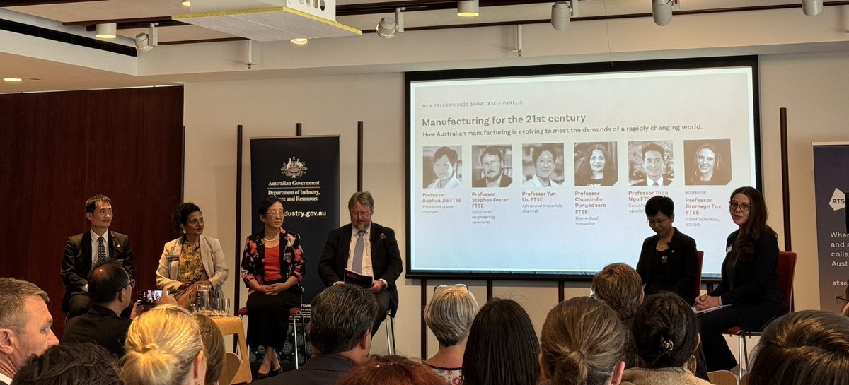 al3fernandez's tweet photo. Such a great opportunity to hear from incredibly talented people at the @ATSE_au New Fellows showcase! #ATSEfellows https://t.co/RTPXT2PGbR