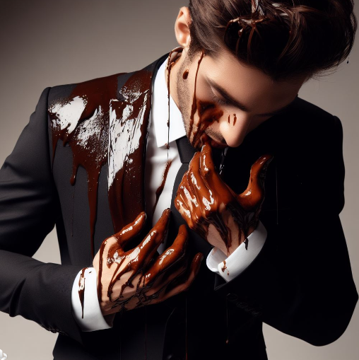 Erik73096063's tweet photo. The magic of artificial intelligence. It fits perfectly ππππ·#DirtySuit #SuitFetish #MuddySuit #Fetish #ChocolateSuit https://t.co/mlAk9s23N4