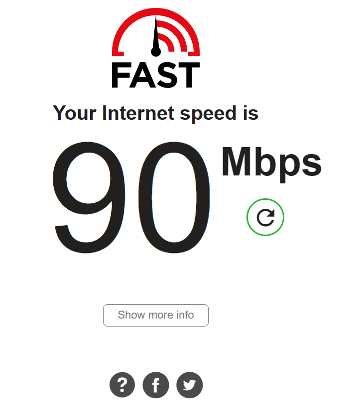 Kythonlk's tweet image. What&apos;s your internet bandwidth? 
 Mine :

Today little bit slow this is 5G