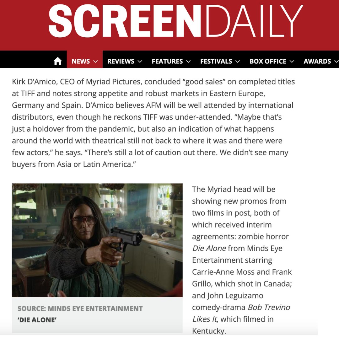 Myriad Pictures is featured in Screen Daily today! #AFM2023 Read More at: screendaily.com/features/afm-2…