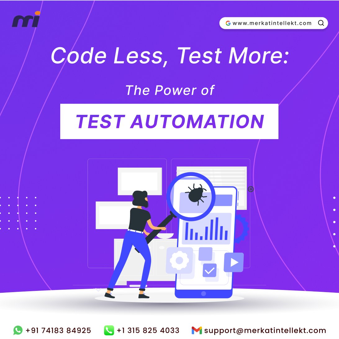 MerkatIntellekt's tweet image. Revolutionize Your Testing Workflow with Merkat&apos;s Automated Testing Solutions!

#TestAutomation #TestAutomationServices #SoftwareTesting #SoftwareTestingServices #SoftwareTestingService #SoftwareTester #TestingAutomation #AutomationSoftware #SoftwareAutomation