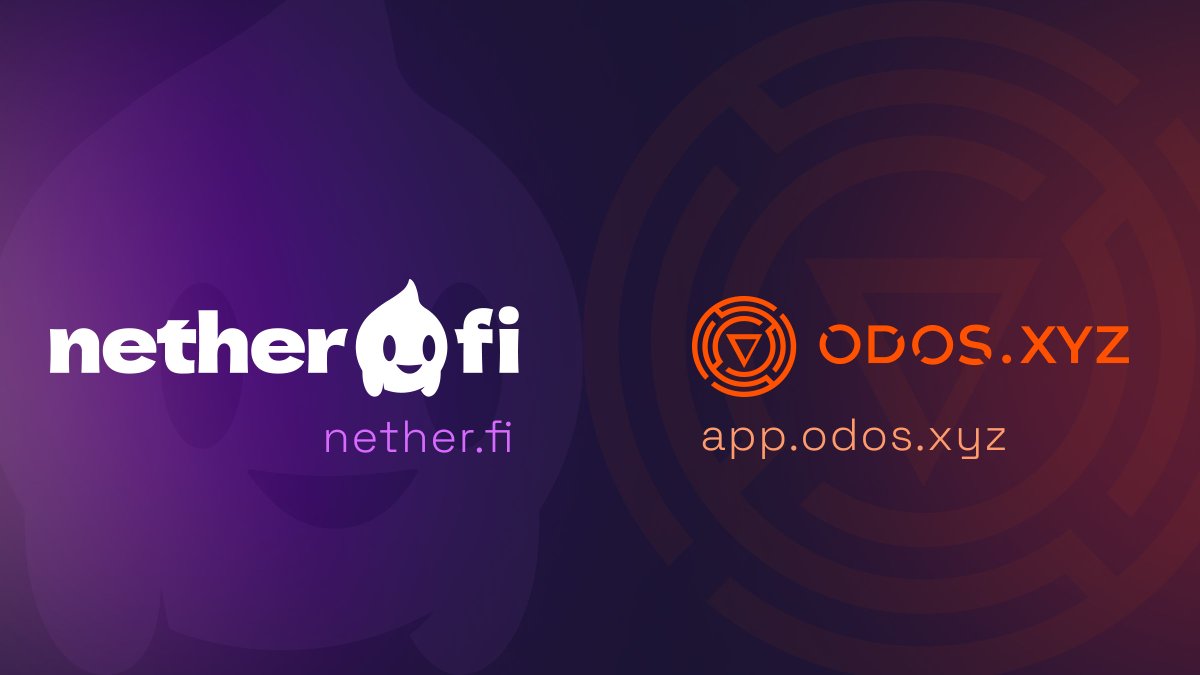 netherlabs_'s tweet image. LFG!!! 🔥

Nether.Fi has been successfully integrated with @odosprotocol 🎉

odos.xyz not only brings a seamless swapping experience but also amplifies our reach and volume on @BuildOnBase! 💪🚀

#NetherFi #BuildOnBase #swap #aggregator #integration…