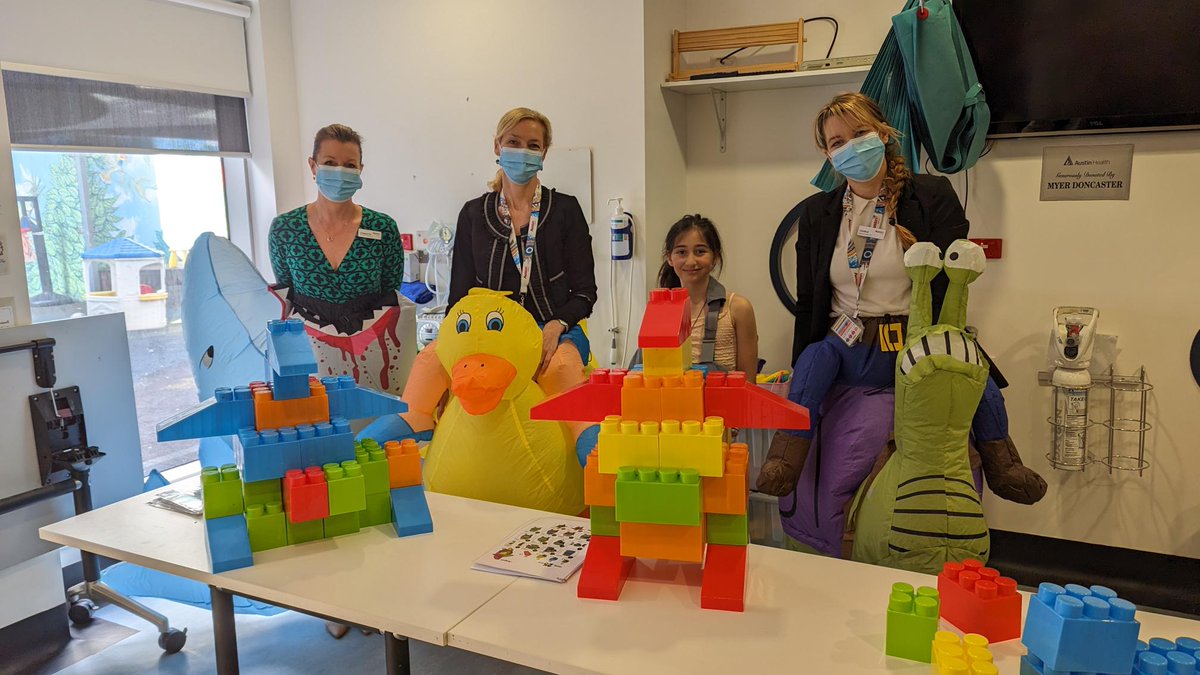 Celebrating Children's Week 2023 at Austin Health with activities! From block building showdowns to a cosy pyjama day, we're championing the rights of every child to play, relax, and participate in activities they enjoy🎉🎨 #ChildrensWeek2023