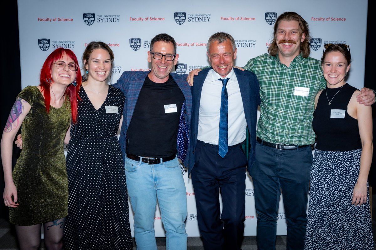 What a great evening celebrating the 2nd HDR Faculty of Science Conference and Postgrad Prize Winners. Very honoured to have received the Faculty of  Research Prize for Leadership for developing the inaugural Faculty of Science Conference with these legends last year!