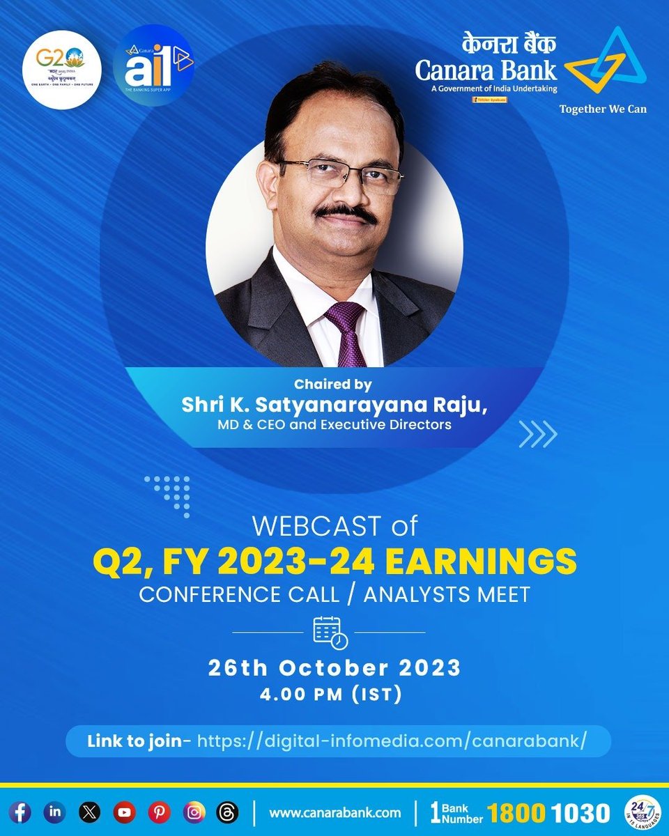 Canara Bank tweet media