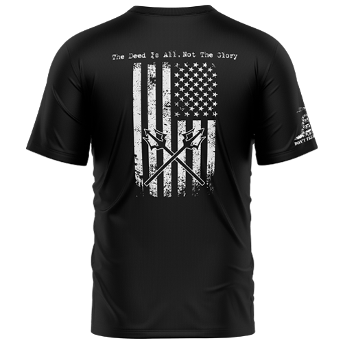BonefrogCoffee's tweet photo. We've got a new addition to the collection: The Deed is All, Not the Glory T-shirt! This powerful message rings true with all great Americans. Plus, a portion of proceeds supports military families. Visit https://t.co/KgqLsNcyO9 now! ππ
#BonefrogCoffee #VeteranOwned #NavySEALs https://t.co/VoZ3CTzhP7