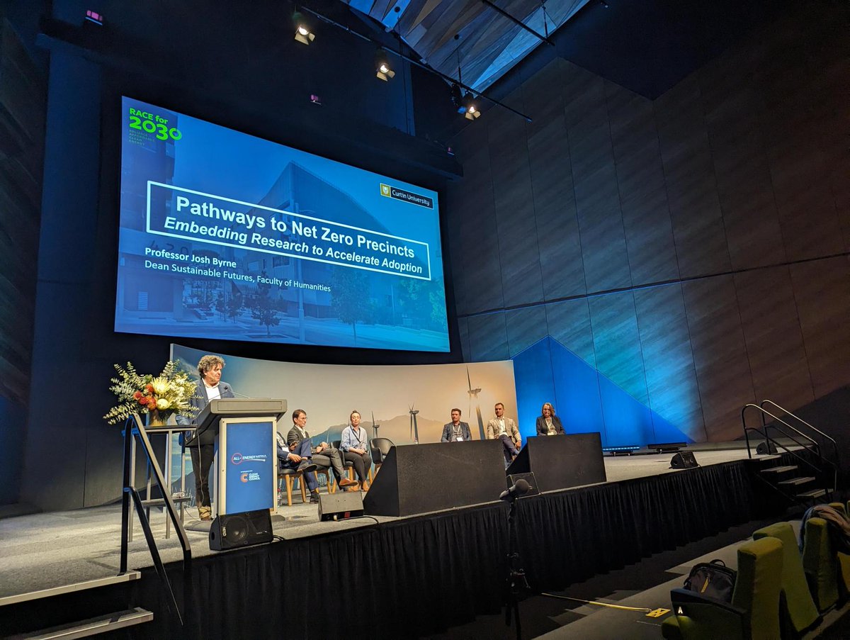 Today at the All Energy conference, we launched Pathways to Net Zero Precincts. The project is looking to accelerate the decarbonisation of precincts such as university campuses, shopping centres and suburbs. #netzero #cleanenergy