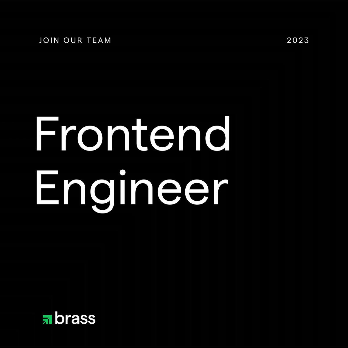 insidebrass's tweet photo. @brassHQ  is hiring for these Engineering roles. 

You can apply and learn more: https://t.co/vyiMe4ML5J https://t.co/Rj3w71J7RY