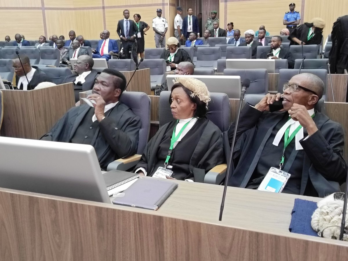 UkomahM's tweet photo. PART 2: LIVE UPDATES FROM THE SUPREME COURT: FINAL JUDGMENT OF THE PRESIDENTIAL ELECTION PETITION ON THURSDAY 26TH OCTOBER 2023.
This the Court's ruling on the Issue of Non-compliance with the provisions of the Electoral Act.
#LiveFromPEPT
#AllEyesOnTheSupremeCourt
#AllEyesOnTheJudiciary