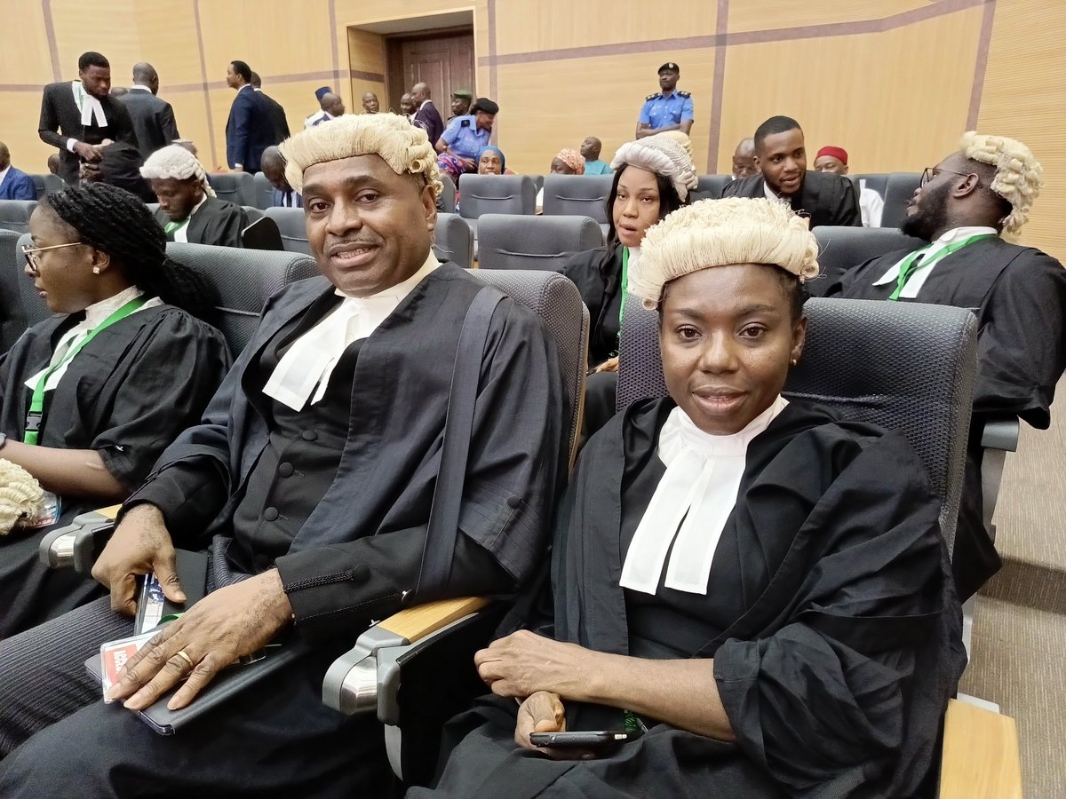 UkomahM's tweet photo. PART 2: LIVE UPDATES FROM THE SUPREME COURT: FINAL JUDGMENT OF THE PRESIDENTIAL ELECTION PETITION ON THURSDAY 26TH OCTOBER 2023.
This the Court's ruling on the Issue of Non-compliance with the provisions of the Electoral Act.
#LiveFromPEPT
#AllEyesOnTheSupremeCourt
#AllEyesOnTheJudiciary
