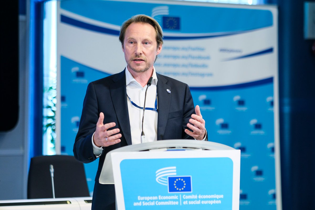 'What was taken for granted is now on question, with shortages all around the world. Citizens have said loud and clear they want the right to water ensured, that it must be protected as a #CommonGood, that is not a commodity' @ThomasKattnig #EESCplenary #EUBlueDeal
