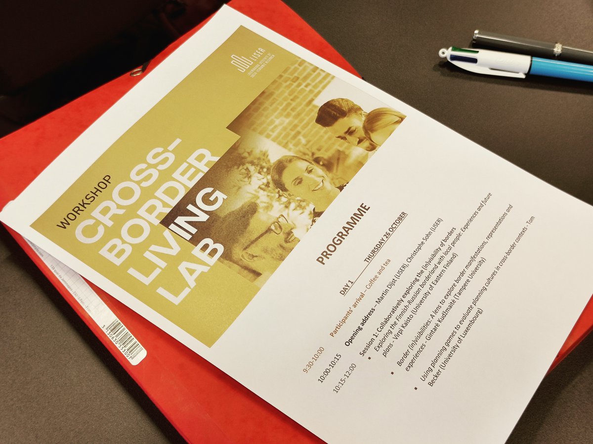 LISER's Dept. of Urban Development and Mobility (@liser_udm) on Twitter photo 📣 Kick-off of the "Cross-Border #LivingLab Workshop" by <a href="/martindijst/">Martin Dijst</a> & <a href="/ChristopheSohn/">Sohn Christophe</a>
ℹ️ The event aims to share experiences in the fields of participatory approaches & innovative methodologies relevant to 🇪🇺 #borderlands + local border communities.
🔗liser.lu/?type=news&id=… 📣 Kick-off of the "Cross-Border #LivingLab Workshop" by <a href="/martindijst/">Martin Dijst</a> & <a href="/ChristopheSohn/">Sohn Christophe</a>
ℹ️ The event aims to share experiences in the fields of participatory approaches & innovative methodologies relevant to 🇪🇺 #borderlands + local border communities.
🔗liser.lu/?type=news&id=…