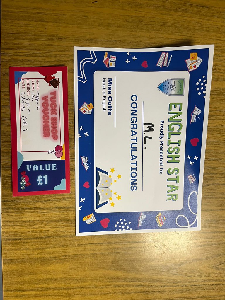 MaloneEnglish's tweet photo. Congratulations to our English Stars this half-term! 🌟 @MaloneCollege https://t.co/irSjfzooyY