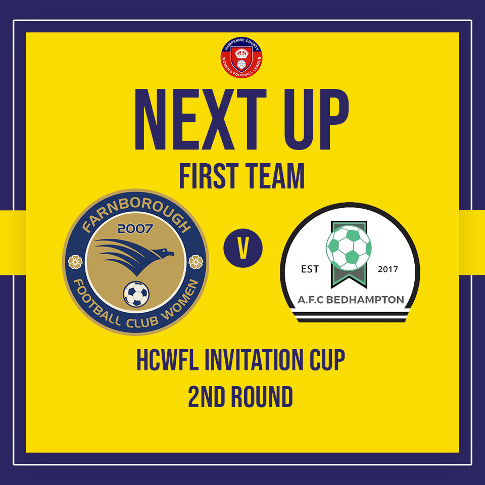 FarnboroughFCW's tweet photo. Both teams are in cup action this Sunday. The first team host AFC Bedhampton from Division 2 in the Invitation Cup, while the B team travel to league rivals Gosport Falcons Youth in the Junior Cup. https://t.co/AFXkuXzB4L