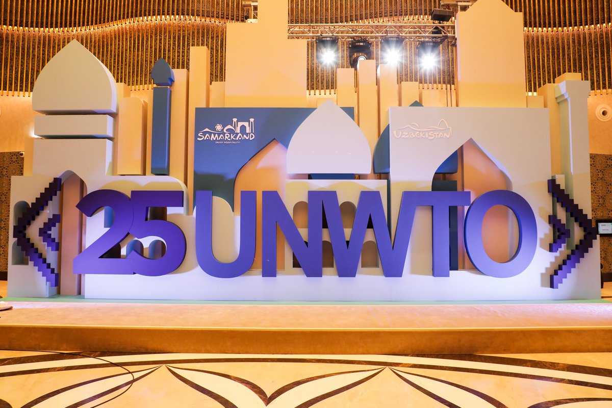🌍 Last week, the 25th @UNWTO General Assembly convened in Samarkand 🇺🇿. Bringing together global stakeholders from tourism, national and regional authorities, private sector, academia, and more. 🤝#25UNWTOGA