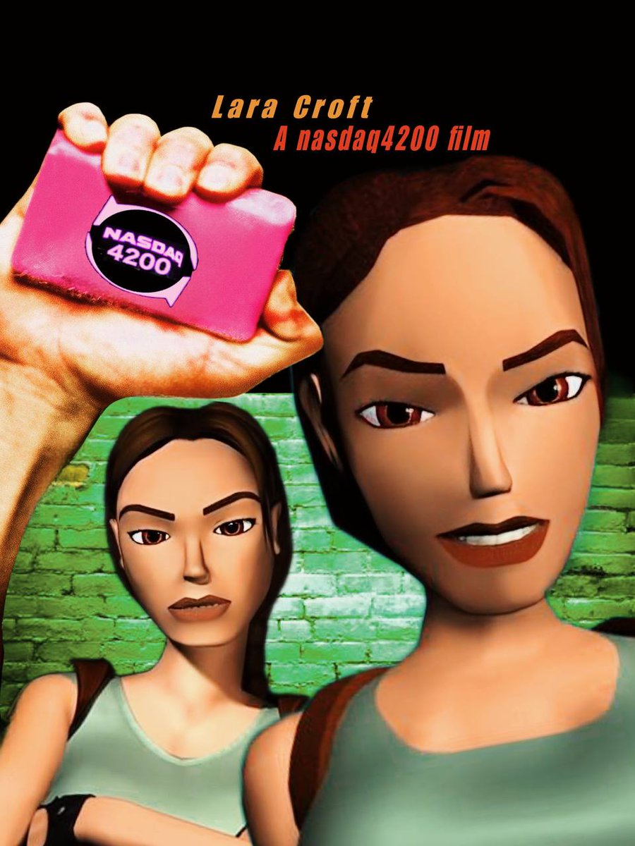 First rule of the Nasdaq4200

You don't shill $NASDAQ

Lara Croft knows not everyone can handle being free and independent from boomer bankers at the old wall street Nasdaq

<a href="/NASDAQ4200/">NASDAQ 4200</a> is only for the true soldiers