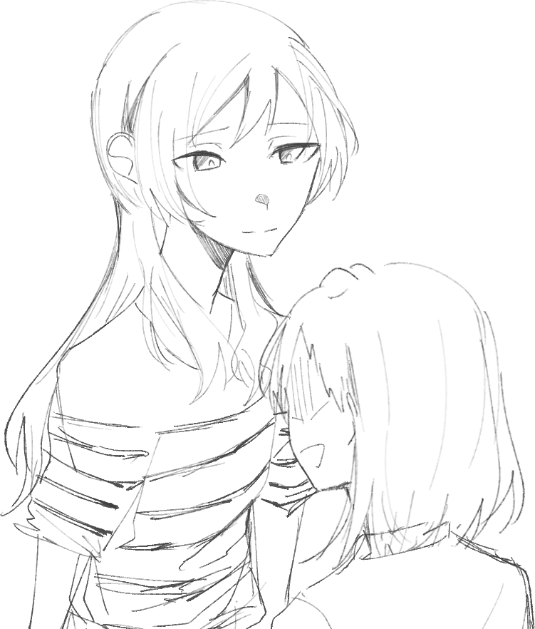 片方を愛おしく見てるやつが好き、ゆりしほもそういうのやってくれていい 