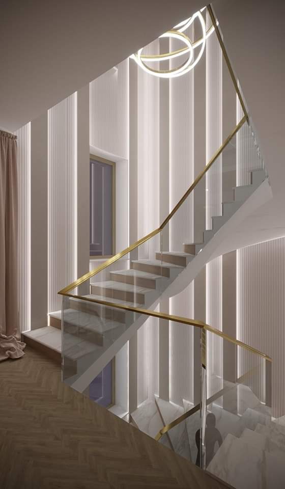 housedesignp's tweet image. Ideal conditions for a successful project include a client who trusts their designers, a space acquired in the construction phase, and a colleague who can understand and interpret your ideas. 3D concept development for the interior staircase.
 #housewithpersonality #welovedesign