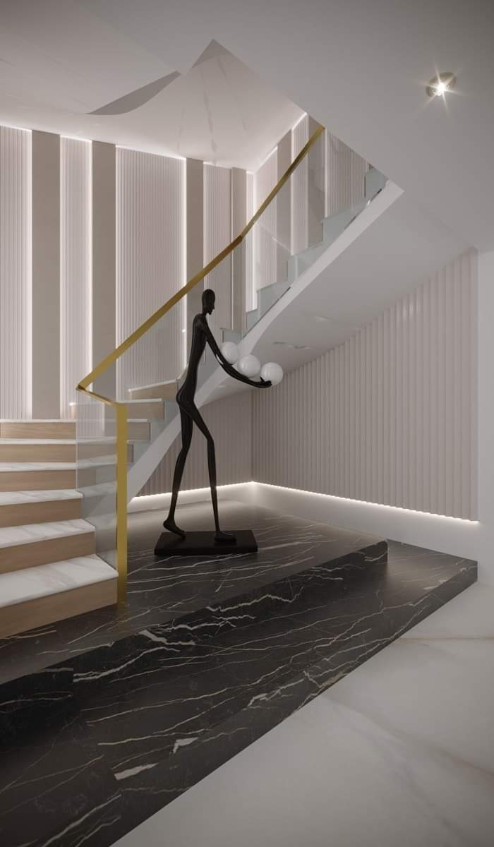 housedesignp's tweet image. Ideal conditions for a successful project include a client who trusts their designers, a space acquired in the construction phase, and a colleague who can understand and interpret your ideas. 3D concept development for the interior staircase.
 #housewithpersonality #welovedesign
