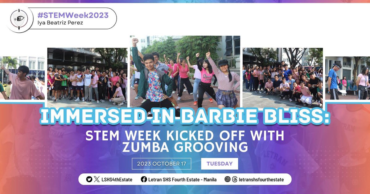 LSHSTheTemplar's tweet image. 🌐🚀 Exploring the Digital Frontier: A Recap of ICT-STEM Week 2023 

Dive into the exciting world of innovation, empowerment, and education during #ICTWeek2023 and #STEMWeek2023.