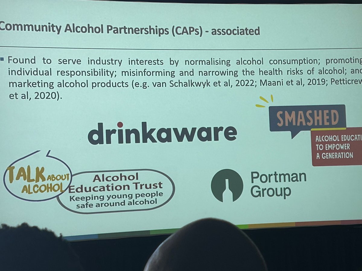 Staggering number of alcohol industry actors involved in Community Alcohol Partnerships (CAPs) in the UK. Important study by Abbie Irving into how CAPs used as part of wider industry corporate political activity.  #GAPC2023