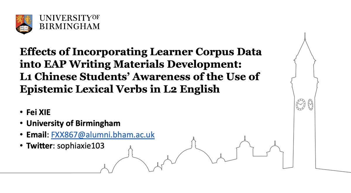 Dr Fei Xie (@sophiaxie103) on Twitter photo It’s my honour to present my PhD project at <a href="/LCRgradconf/">LCRgradconf</a> to mark the end of PhD journey! Thanks very much Professor Granger <a href="/GrangerSylviane/">Sylviane Granger</a> and Luciana <a href="/l_for_ti/">Luciana Forti</a> for your questions and invaluable comments! It’s my honour to present my PhD project at <a href="/LCRgradconf/">LCRgradconf</a> to mark the end of PhD journey! Thanks very much Professor Granger <a href="/GrangerSylviane/">Sylviane Granger</a> and Luciana <a href="/l_for_ti/">Luciana Forti</a> for your questions and invaluable comments!