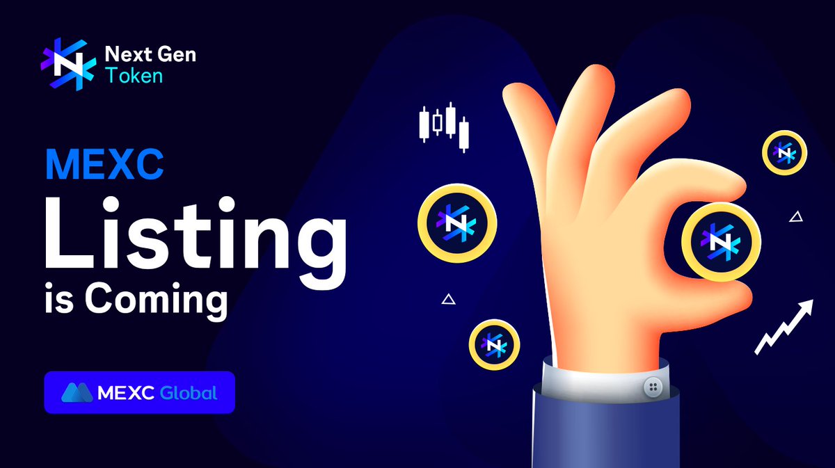 NextGenToken's tweet photo. 🚨 Breaking News: #NextGenToken is hitting the markets in a BIG way! 🚨

We are thrilled to announce that NGT will be listed on @MEXC_Global 🎉 Trading starts at 12:00 UTC, October 27th - mark your calendars! ⏰

Don't miss out on the revolution. The Next Gen awaits. https://t.co/sPwVuI4gmH