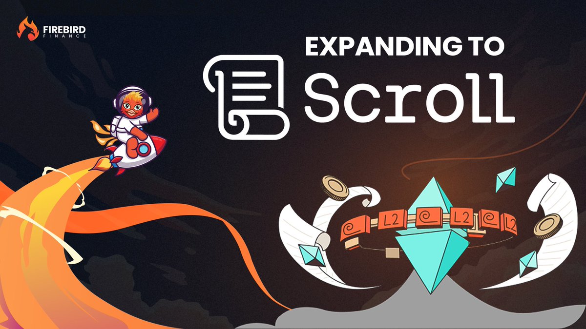 #Firebird is now live on <a href="/Scroll_ZKP/">Scroll</a>! Ready and waiting to super-charge your swaps no matter where you are🔥
🐦♥️📜
Jump into the scalable, secure #Scroll #zkEVM now and see how much you can save swapping with us 👇
app.firebird.finance/swap