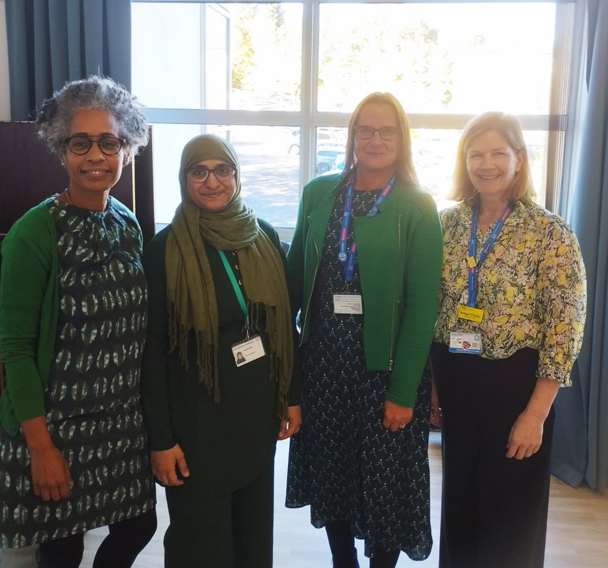 Colleagues across <a href="/BucksHealthcare/">Buckinghamshire Healthcare NHS Trust</a> wearing green for <a href="/NatGuardianFTSU/">National Guardian's Office 💙</a> Speak Up month @karenabonner2 @bridgetokelly <a href="/SyeedaIrfana/">syeeda irfana</a> #BreakingFTSUBarriers thanks for your support!