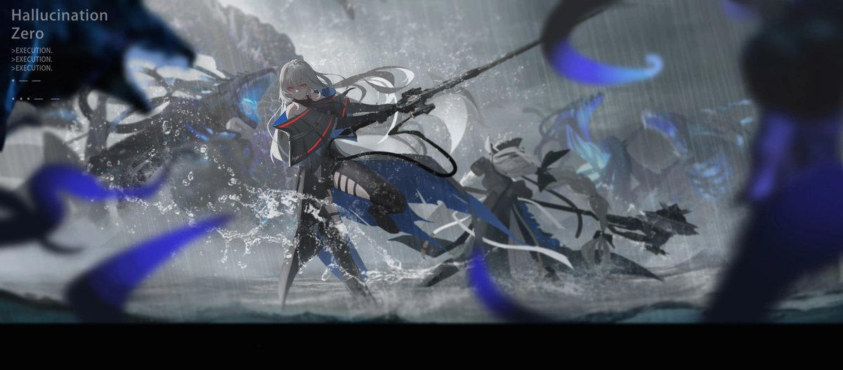 HzYtyon's tweet image. I heard the monsters whispering, reminding us where we came from

#アークナイツ
#斯卡蒂
#幽灵鲨
#Arknights