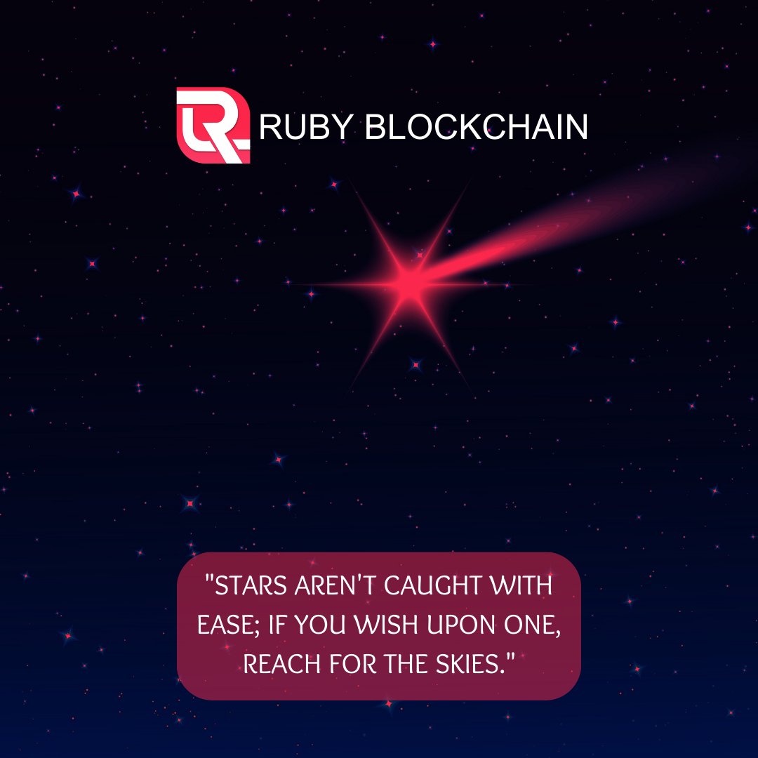 rubyblockchain's tweet image. Reaching for the stars with #RubyBlockchain. 🌟 Dream big, aim high, and let's revolutionize the future together! #BeyondTheHorizon
.
Website - rubyscan.io
.
#RubyScanRevolution #rubyscan #rubyblockchain #RubyBlockchainMagic #RubyScanEra #BlockchainRubyRadiance