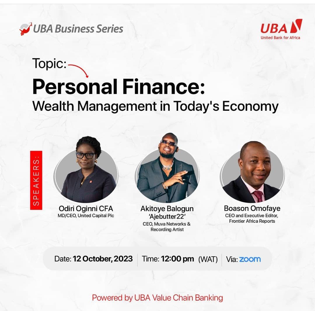 United Bank for Africa. @UBAGroup

A seminar that lit up the stage with inspiration, setting the stage to enhance personal prosperity.(Part 2)

Dive into the world of wealth creation with insights from our extraordinary seminar. (Part 2)

#Thread
#UBAGroup
#UBABUSINESSSERIES