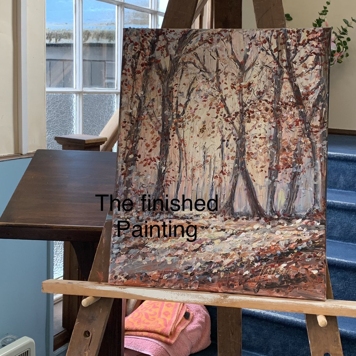 The finished painting for you #trees #ourwalk #snape