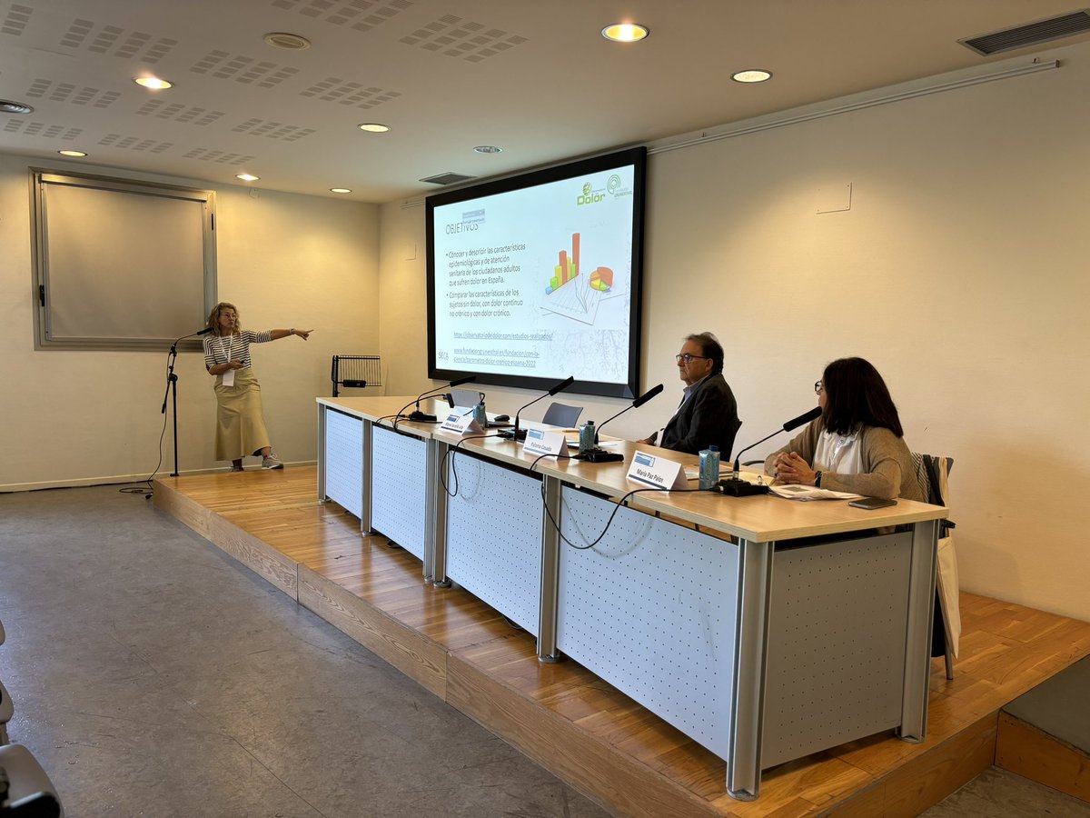 ▶ Sesión técnica patrocinada por #GrunenthalEspaña 👉🏼 “Las cifras del color crónico en España, ¿Un reto para la calidad del #SistemaSanitario?”
📍 Sala 3 E. Auditorio
🗣 <a href="/ManelSantinya/">Manel Santiñà</a>, Paloma Casado Durández, María Paz Palos Zorrilla
<a href="/DolorPuntoCom/">Dolor.com</a> #CalidadAsistencial #SECA23