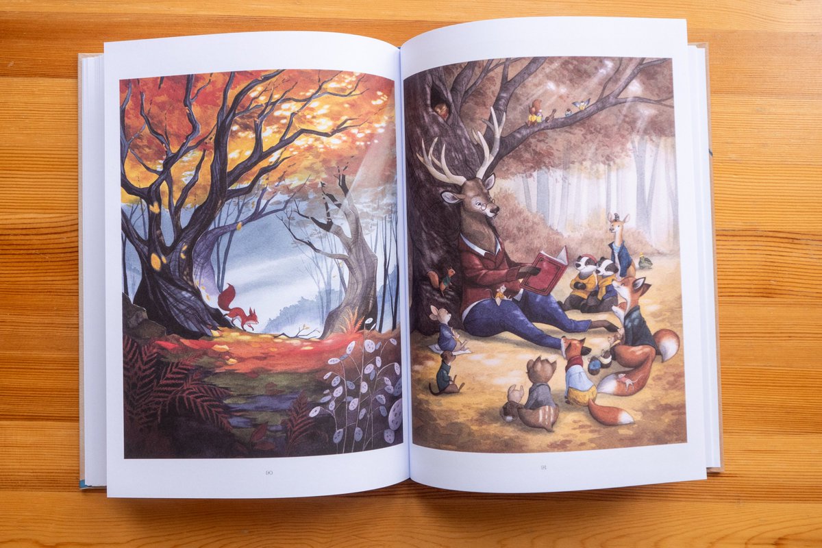 Check out the beautiful and detailed watercolour animal illustrations by Julie Mellan. These are all collected in the 138-page hardcover artbook Instants. 

The book is available from <a href="/CauretteBD/">Caurette Editions</a> online store at  liberdistri.com/en/artbooks/10…