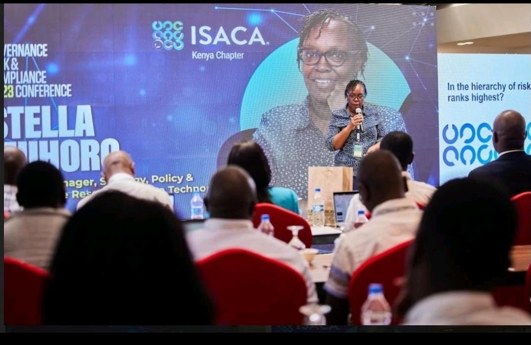 Isaca_kenya's tweet photo. Day 4. #GRConference -
π€ stella muhoro Of Konza has engaged the delegates on the need to ensure that goals should be aligned with the organization's overall strategy and focus on improving efficiency, reducing costs, enhancing quality.
#GRC2023, #GRConference #GRCinLeanTimes https://t.co/P8B1ae2CV3
