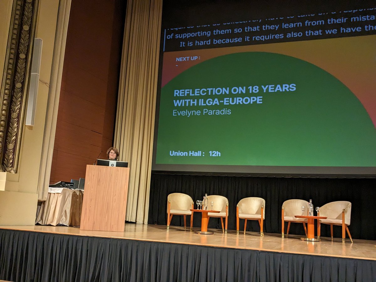 ILGA-Europe (@ilgaeurope) on Twitter photo There is huge pressure and we cannot deny this time is difficult, but the work continues as we continue to care for each other, and for so many others - <a href="/EvelyneParadis/">Evelyne Paradis</a> reflects on 18 years leading <a href="/ILGAEurope/">ILGA-Europe</a> #IELjub2023 There is huge pressure and we cannot deny this time is difficult, but the work continues as we continue to care for each other, and for so many others - <a href="/EvelyneParadis/">Evelyne Paradis</a> reflects on 18 years leading <a href="/ILGAEurope/">ILGA-Europe</a> #IELjub2023