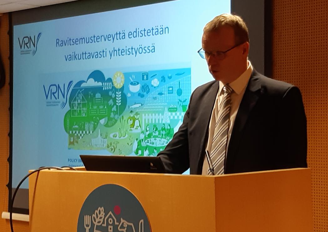 Kohti uusia kansallisia ravitsemussuosituksia - VRN:n ja MMM:n sidosryhmäseminaari Ruokavirastossa avattu - kumppanuudessa kohti tulevaa.