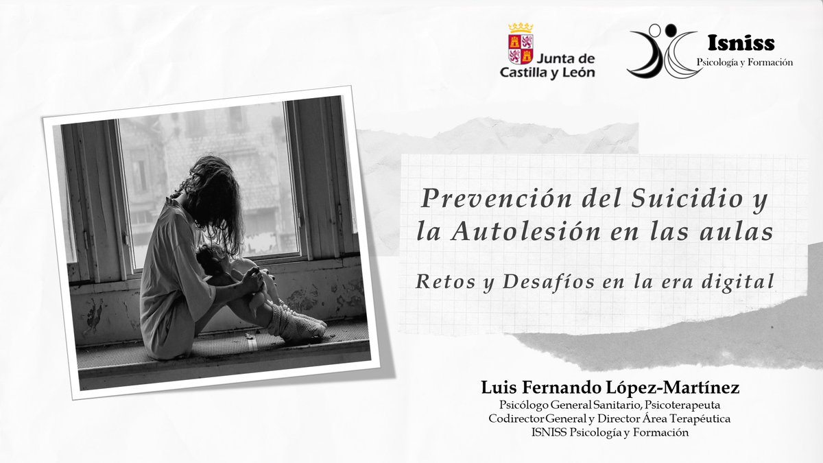 Gracias a la Unidad de Bienestar Emocional de la Consejeria de Educación de  la <a href="/JuntaCastilla/">Junta de Castilla</a>   y los más de 700 docentes de educación que juntos, en equipos de trabajo, nos formamos para acompañar a los adolescentes ante la #autolesion y el #suicidio en las aulas.