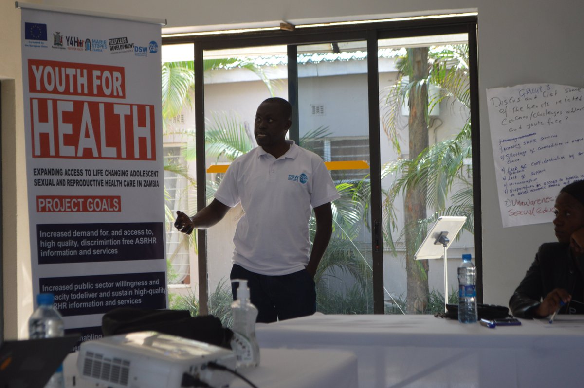 RestlessZambia's tweet photo. Excited to be joined by young people who are driving discussions on advancing inclusive policies related to their SRHR at our @Y4HProject event in Zambia where we are strengthening the skills of young people in budget analysis and policy advocacy.

@EU_Commission 
@dsw_intl https://t.co/N3ZCCmooVV