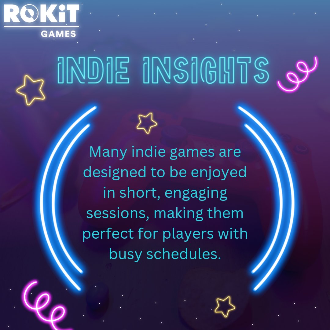 Indie games are the busy gamer's best friend. Short sessions, big thrills. Enjoy life's breaks with a dash of adventure! 🎮⏳ 

#indiegaming #indiegame #gamedevs #IndieDevs #gamingcommunity #gamers